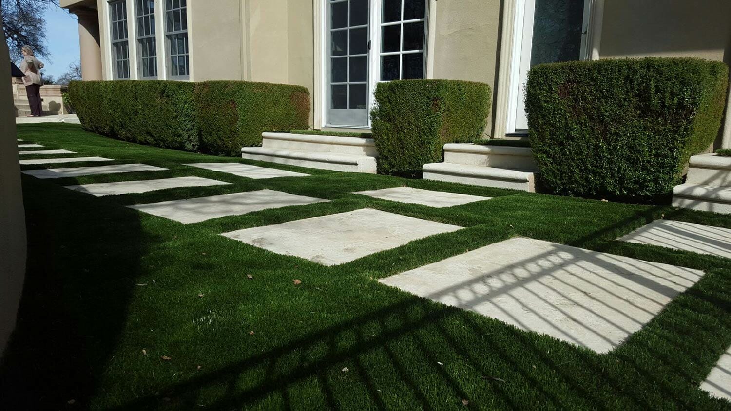 Artificial Turf Front Backyard Landscaping