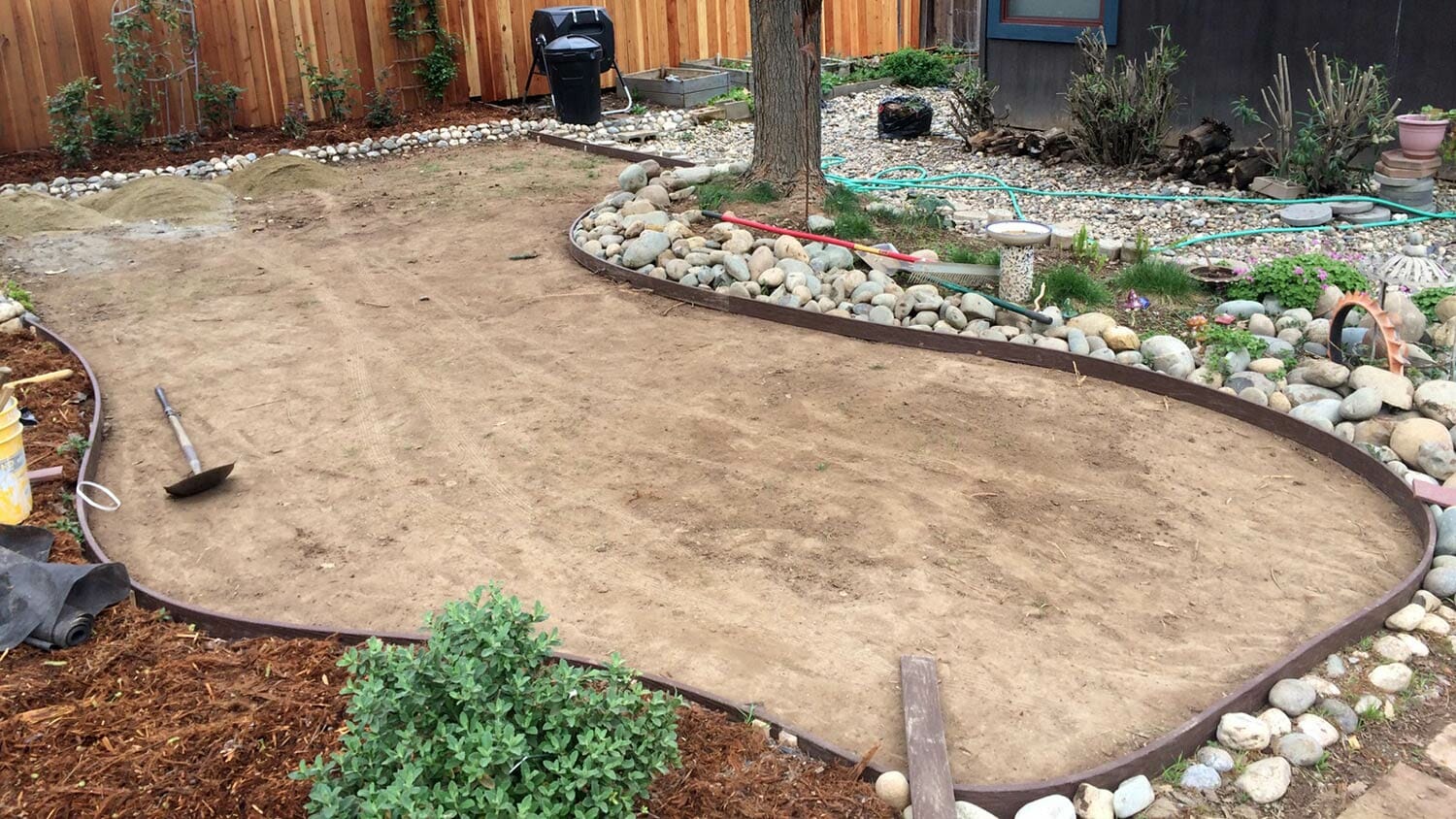 Backyard Artificial Grass Installation Sacramento