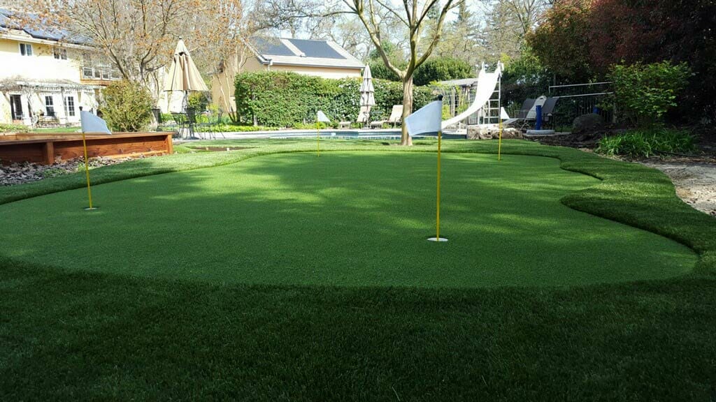 Putting Green Bocce Ball and Turf Installation in Stockton, CA